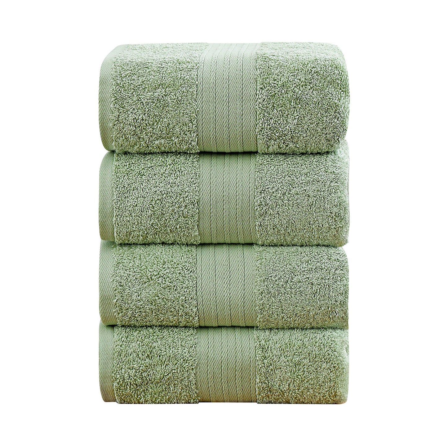 Cotton Bath Towels 4 Set (5 colours)