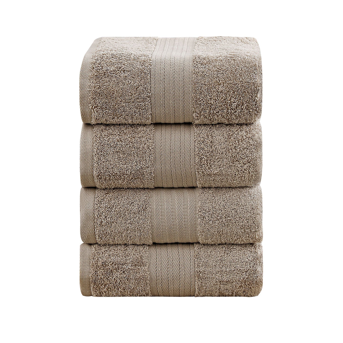 Cotton Bath Towels 4 Set (5 colours)