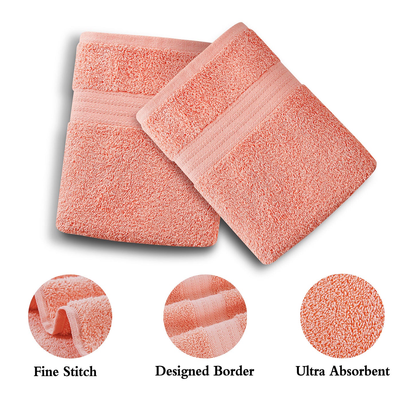 Hand Towel 4 Piece (4 Colours)