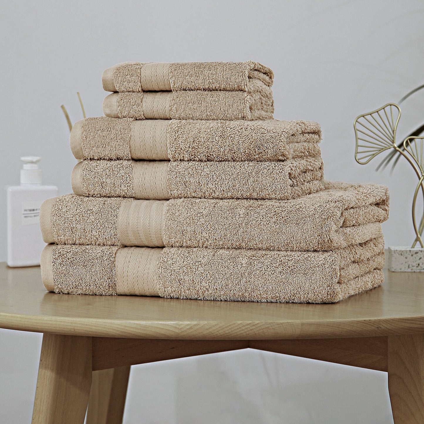 Luxury Soft Cotton Bath Towel Set of 6 (5 colours)