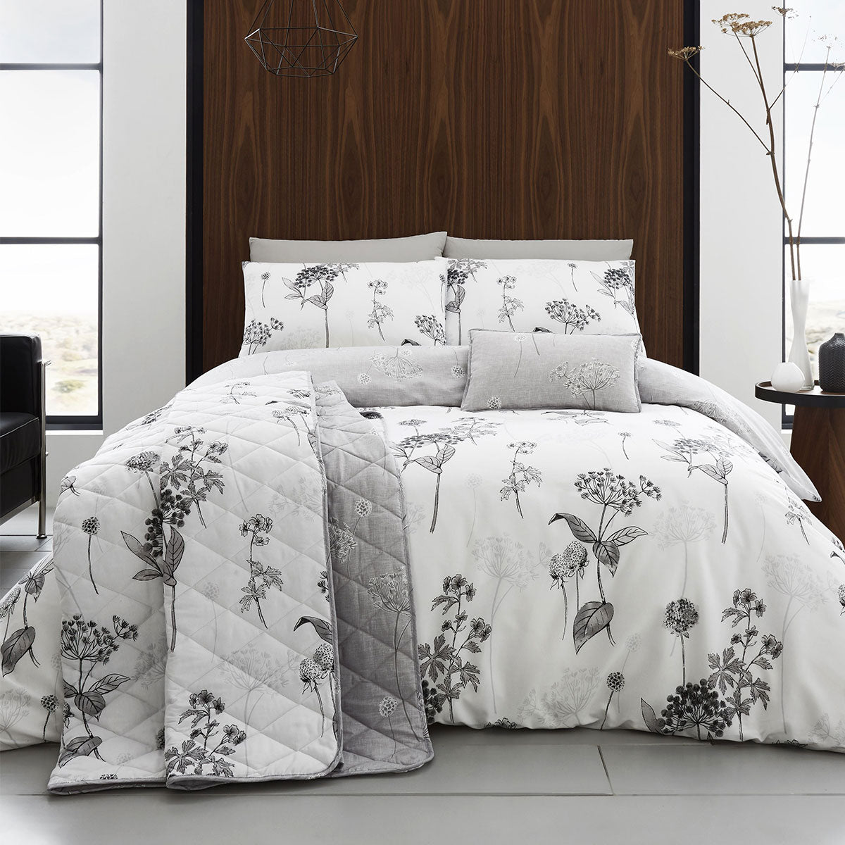 Coverley Grey Quilt Cover Set