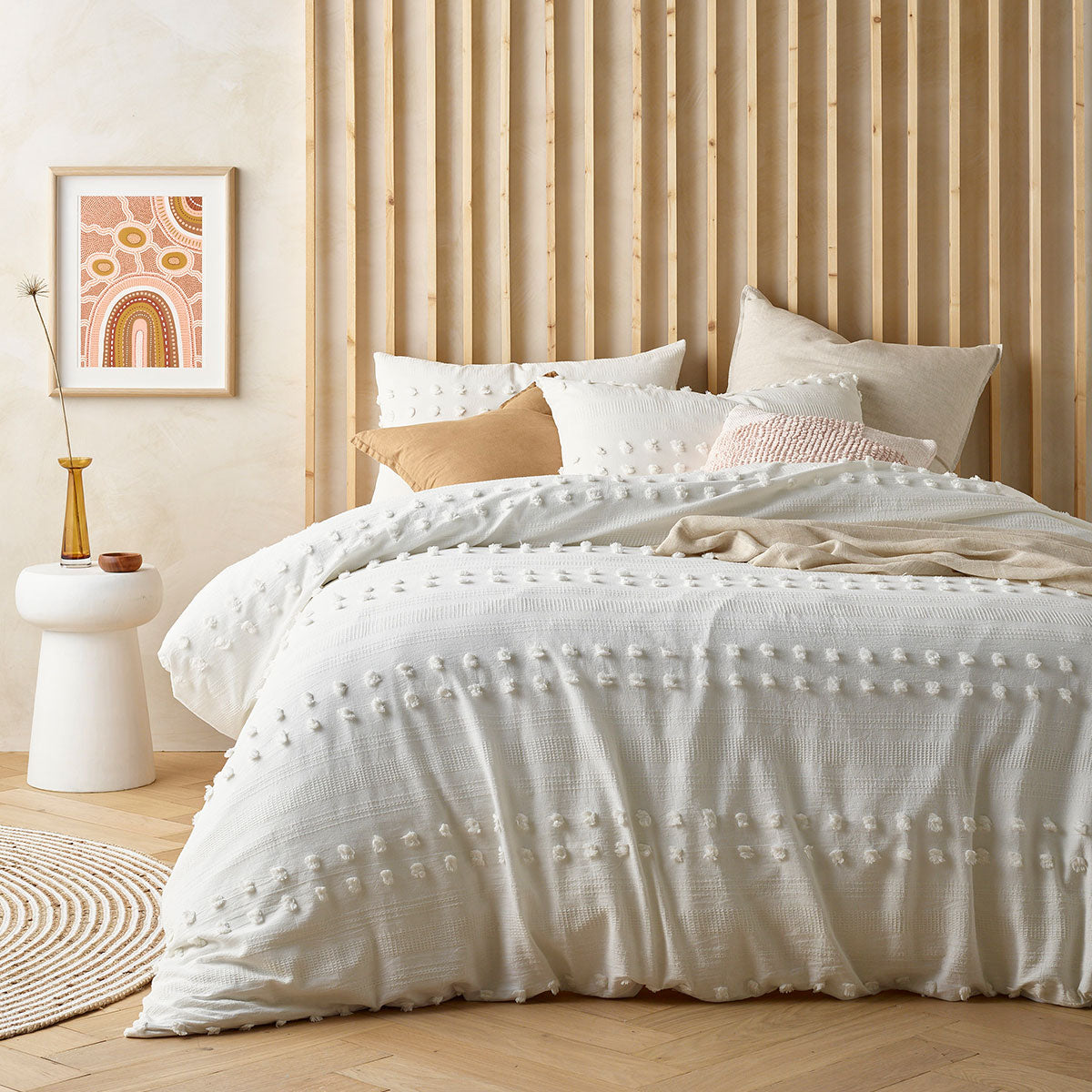 Vintage Design Sans Sovci Bijou Cotton Quilt Cover Set (3 colours)