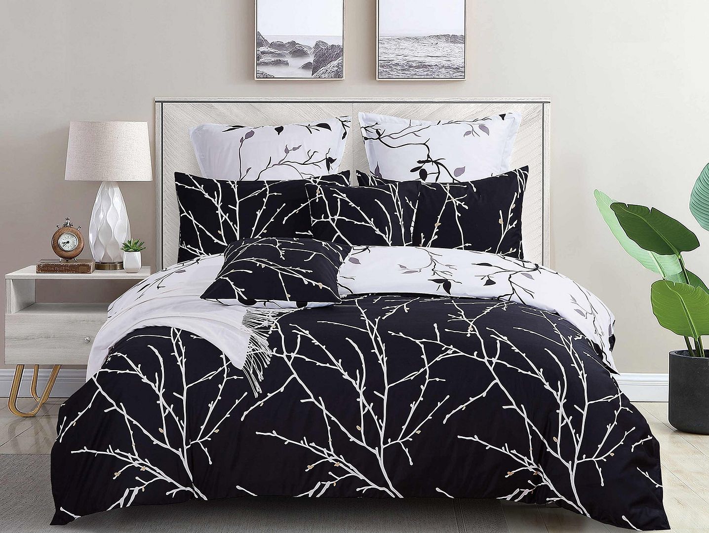 Branch Reversible Quilt Cover Set