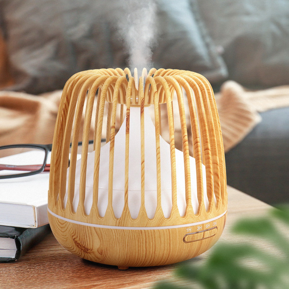 Aroma Diffuser Aromatherapy Humidifier Essential Oil 500ml - 4-In-1