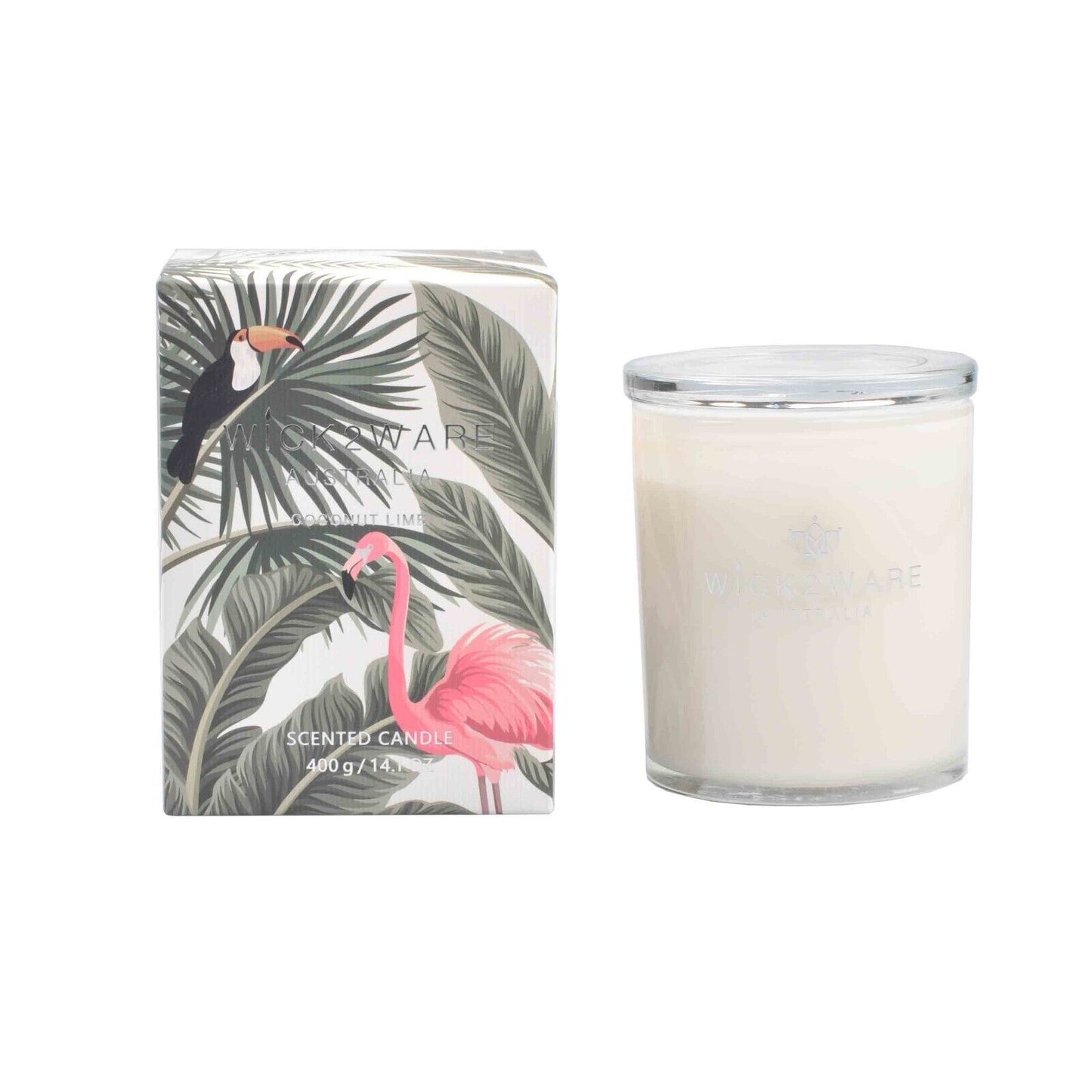 Coconut Lime Scented Candle - 400g