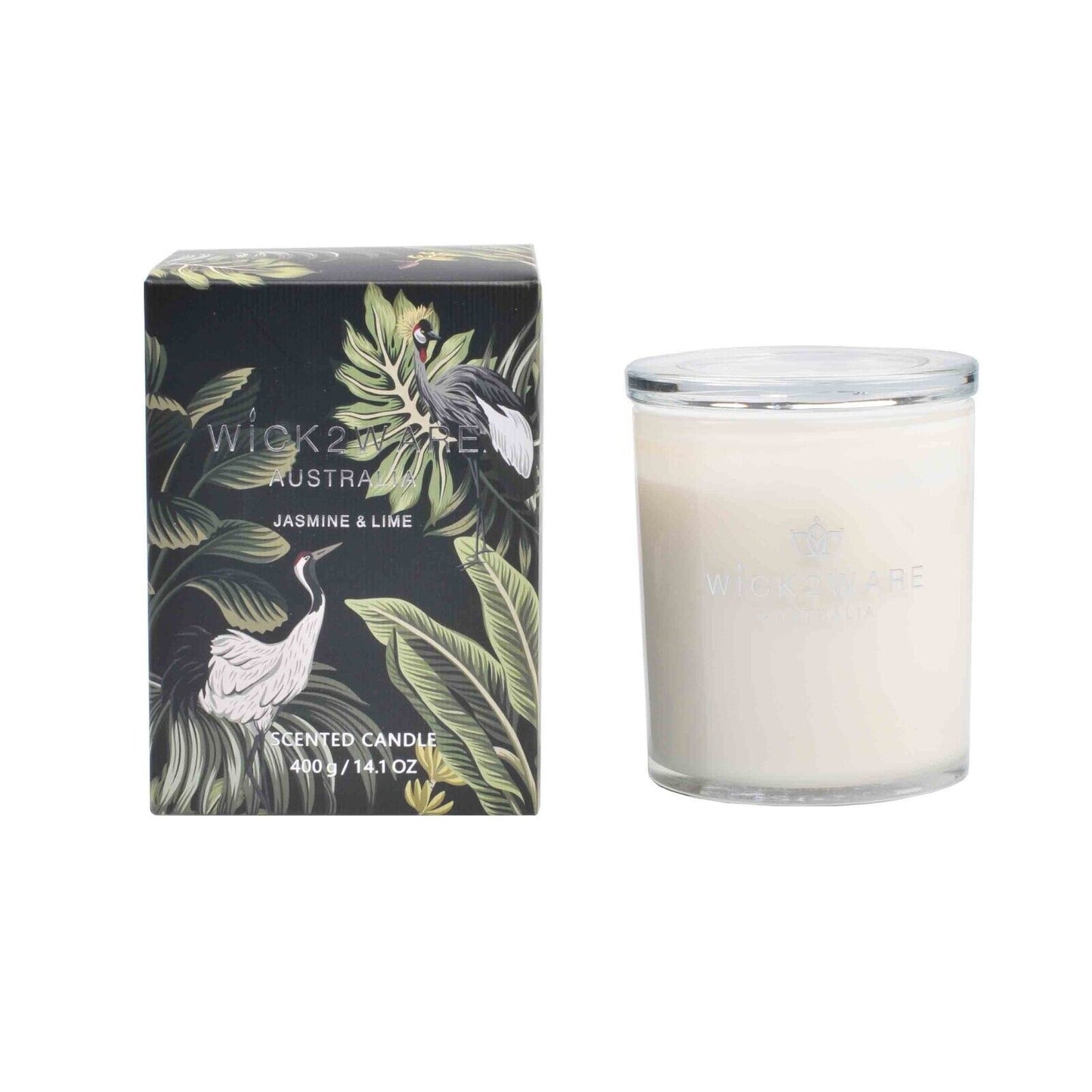 Jasmine & Lime Scented Candle 400g