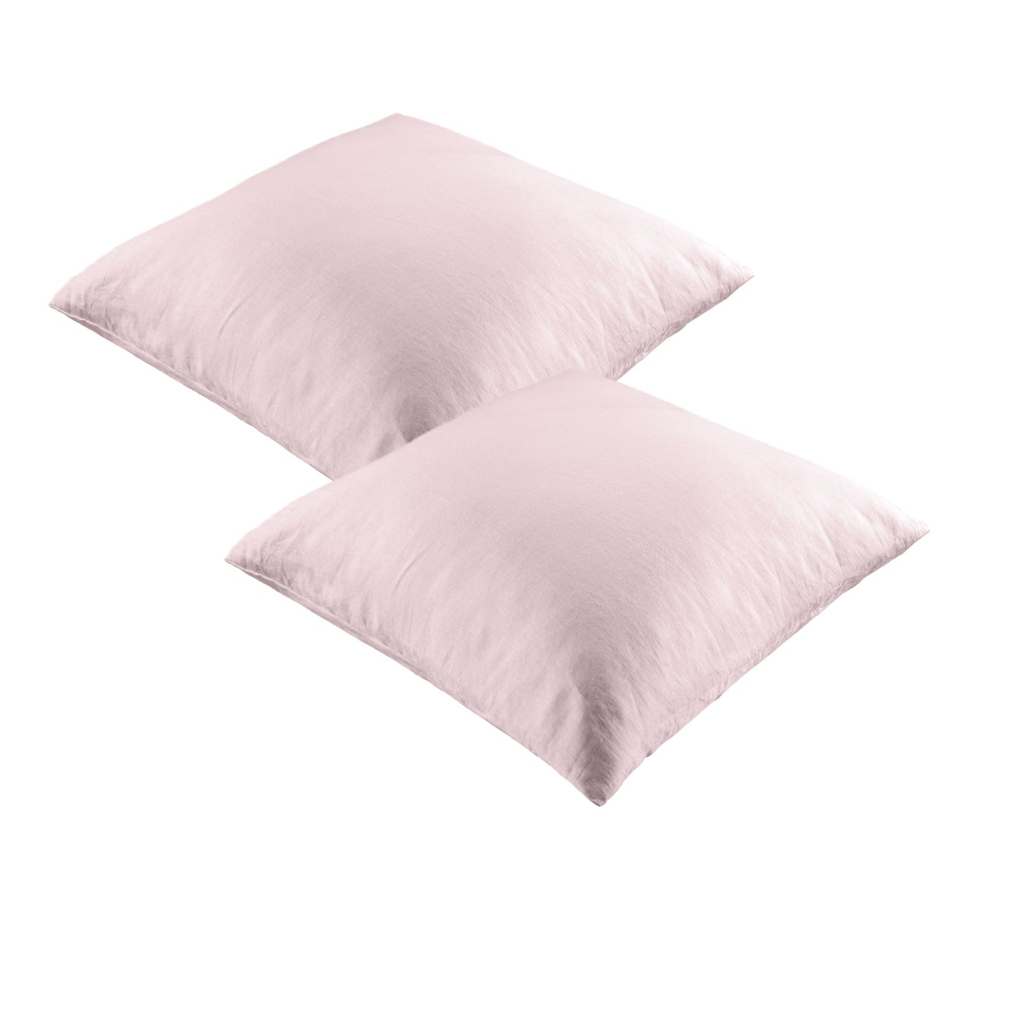 100% Linen European Pillowcases - 2 sets - 65 x 65 cm (4 colours)