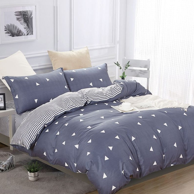 Modern Chic Reversible Quilt Cover Set