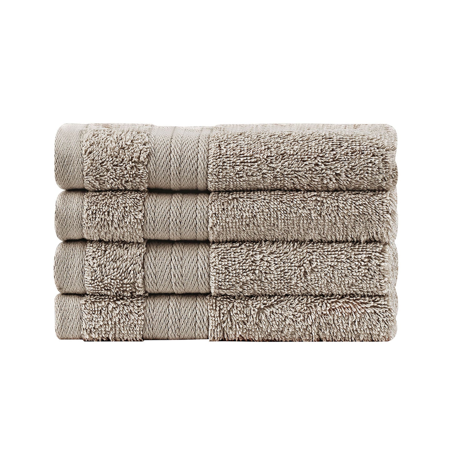 Face Wash Towel Set - 4 Piece Cotton Washcloths (3 Colours)