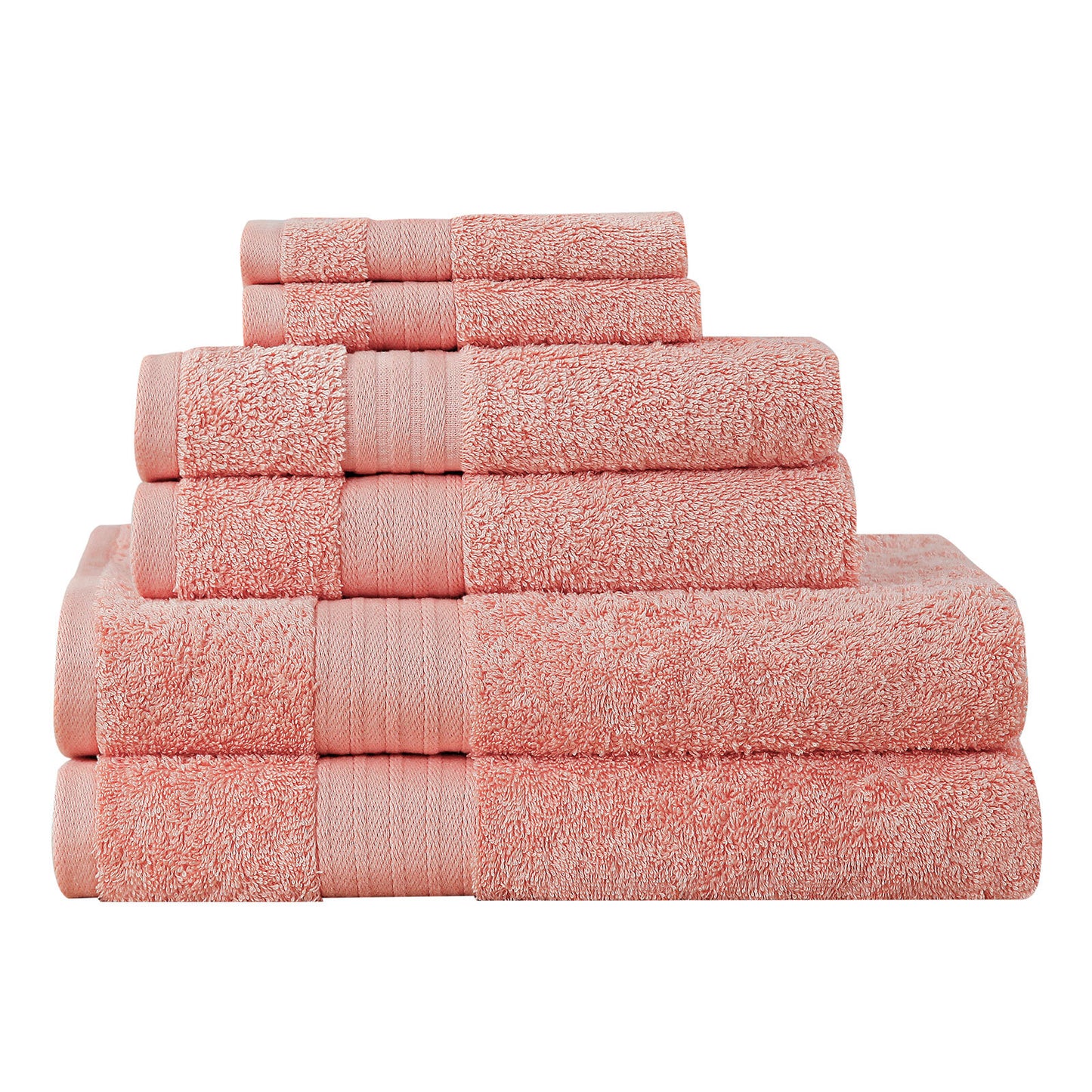Luxury Soft Cotton Bath Towel Set of 6 (5 colours)