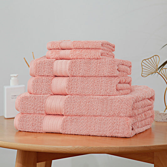 Luxury Soft Cotton Bath Towel Set of 6 (5 colours)