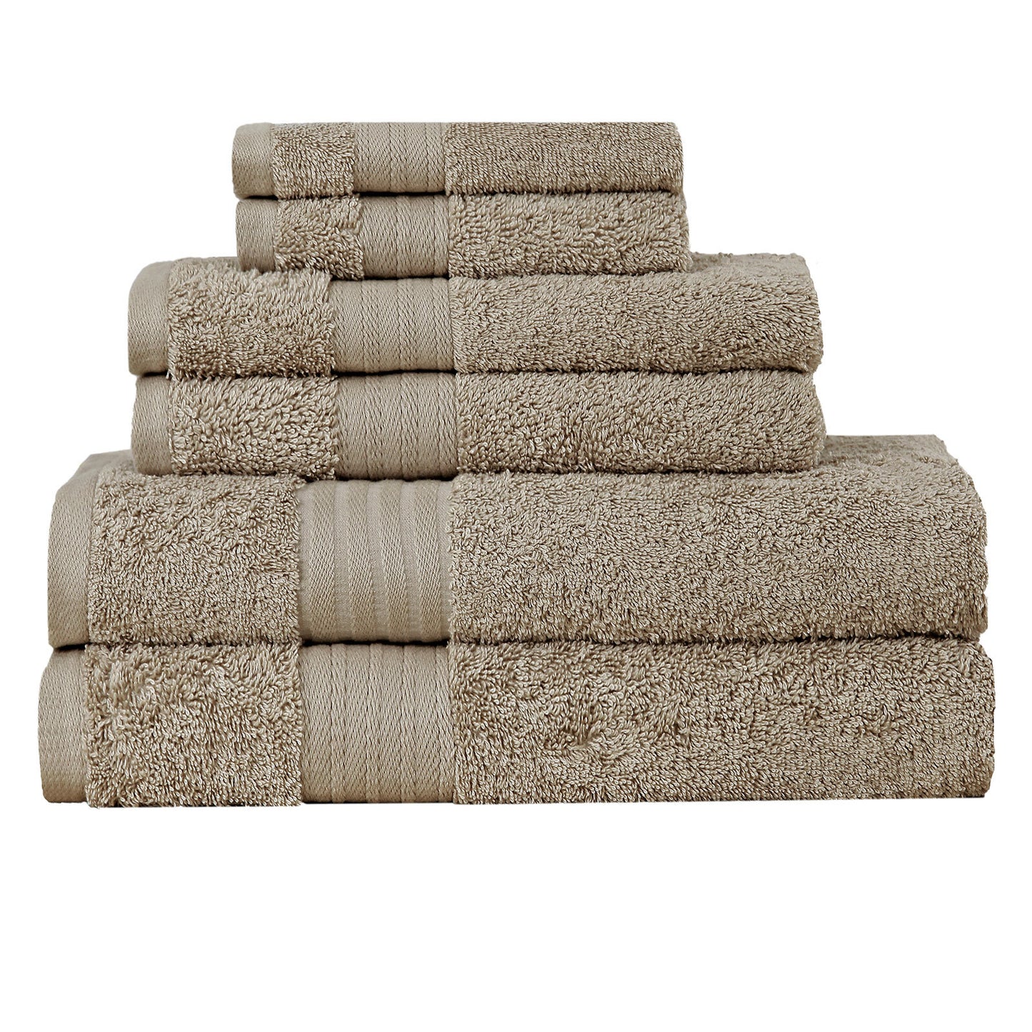 Luxury Soft Cotton Bath Towel Set of 6 (5 colours)