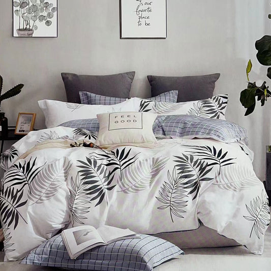 Fernwood 100% Cotton Reversible Quilt Cover Set