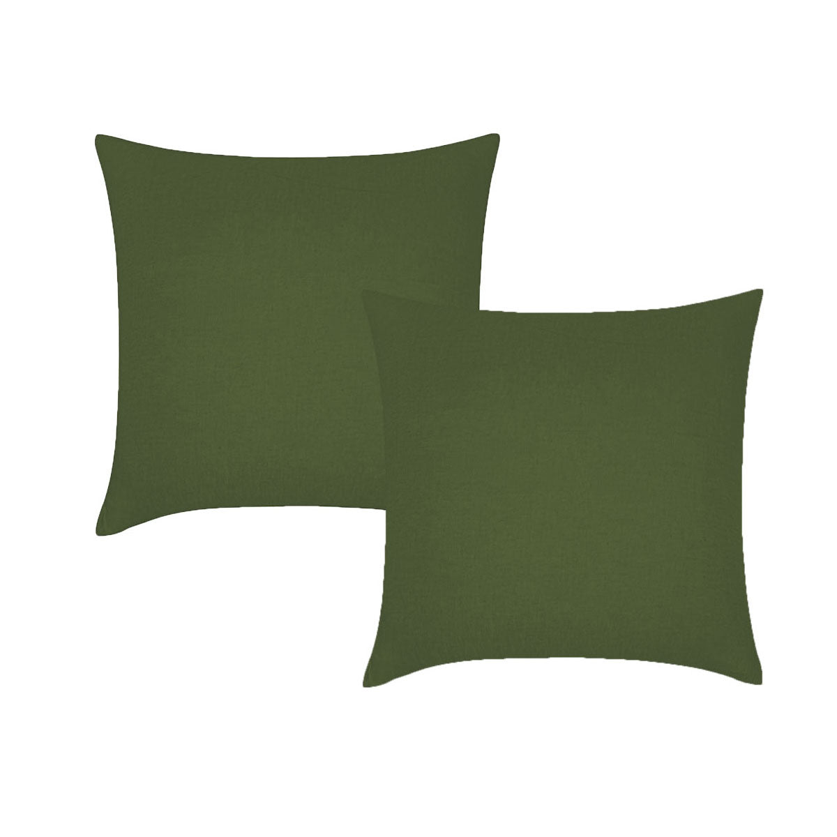 100% Linen European Pillowcases - 2 sets - 65 x 65 cm (4 colours)