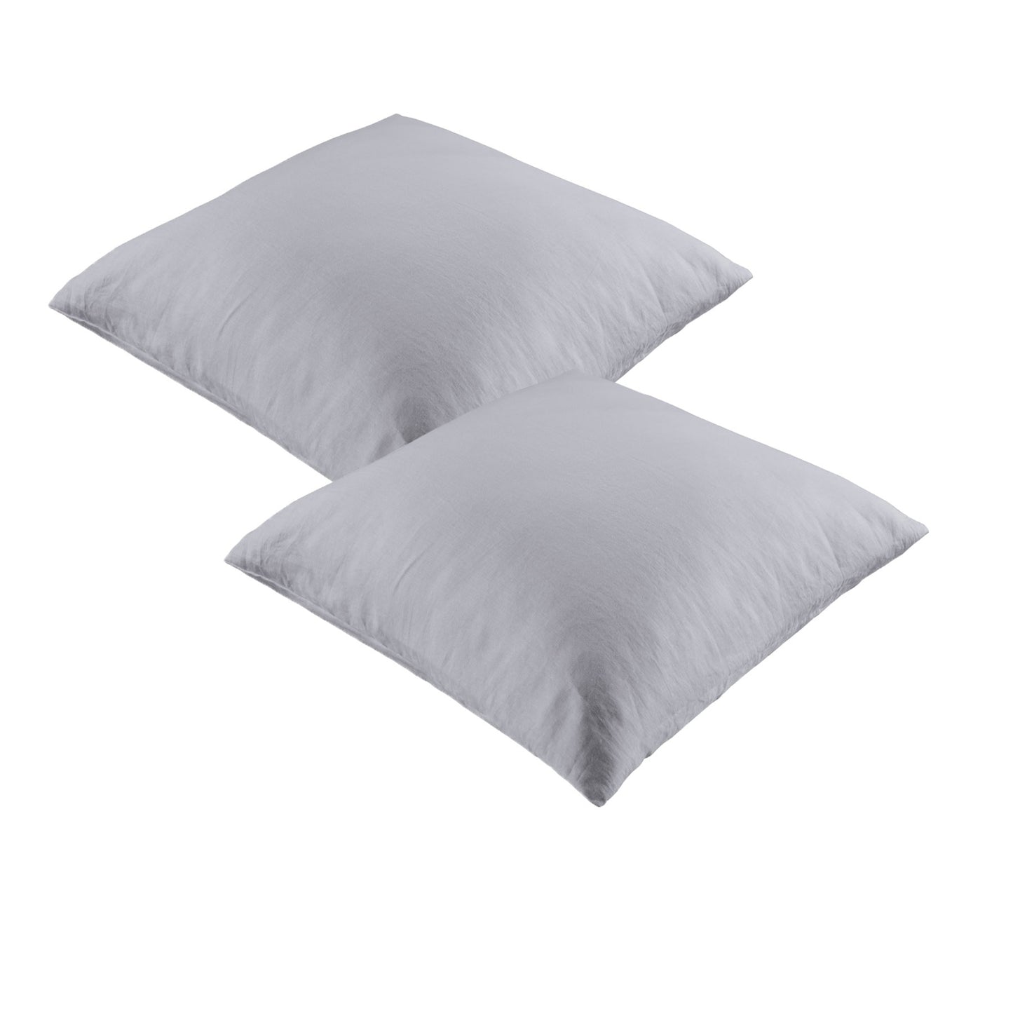 100% Linen European Pillowcases - 2 sets - 65 x 65 cm (4 colours)
