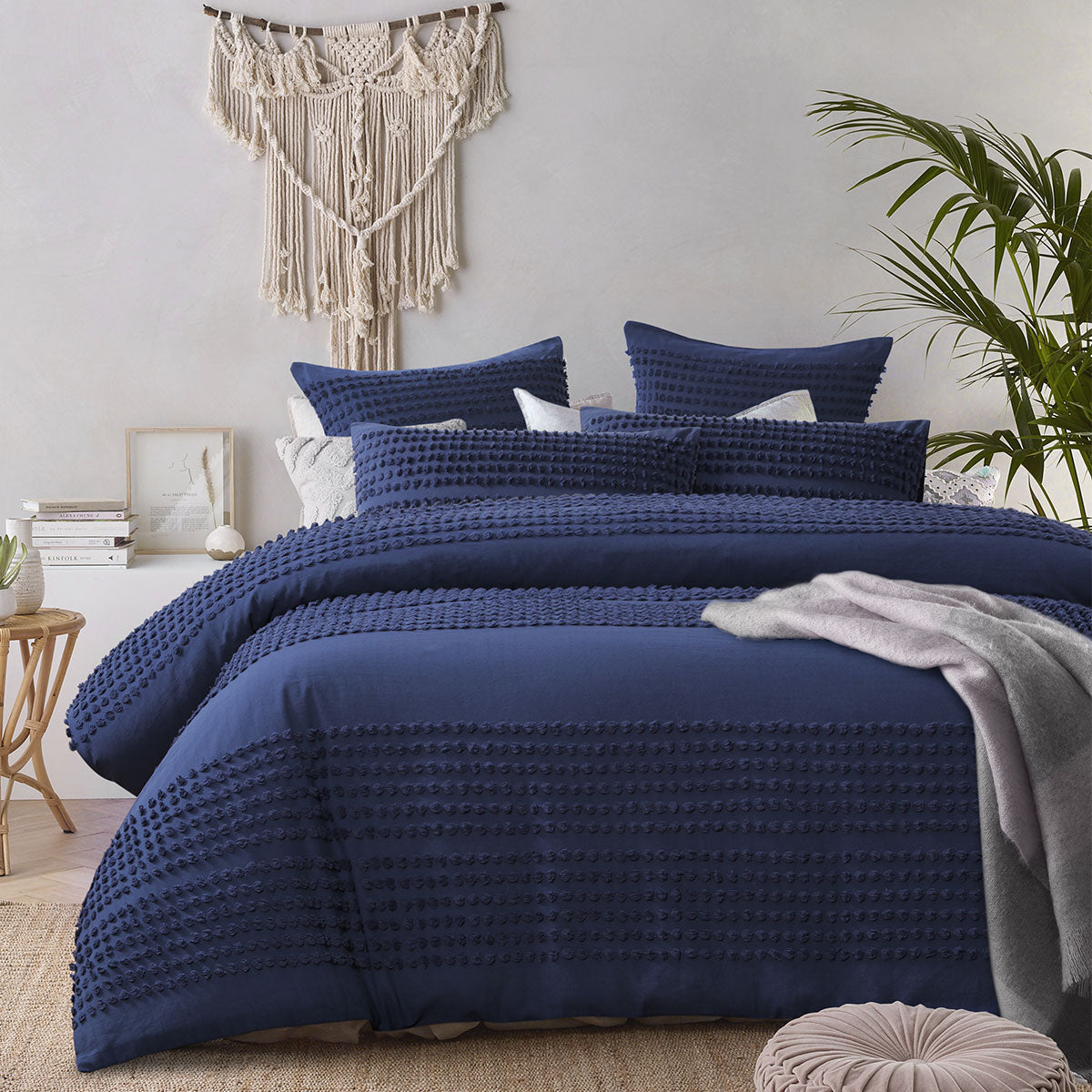 Vintage Design Betty Quilt Cover Set (5 colours)