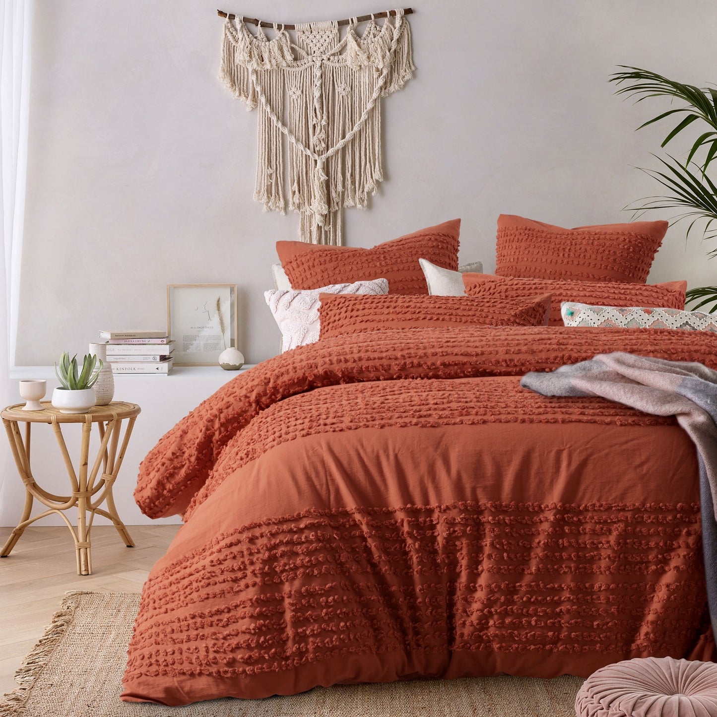 Vintage Design Betty Quilt Cover Set (5 colours)