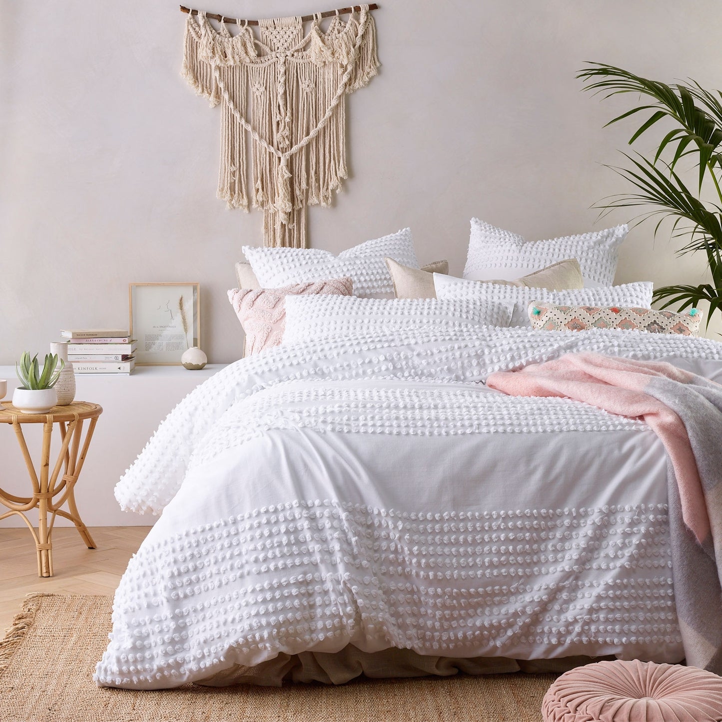 Vintage Design Betty Quilt Cover Set (5 colours)