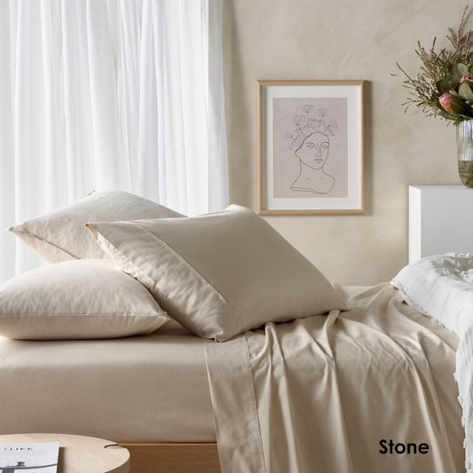Vintage Cotton Eucalyptus Sheet Sets