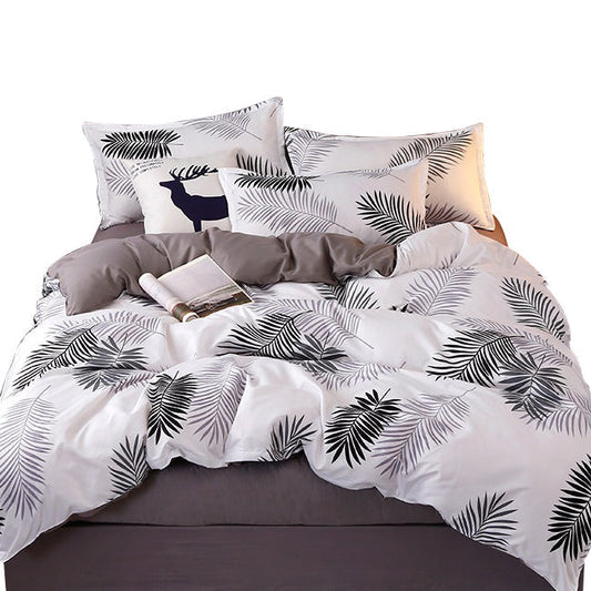 Palm Leaves Quilt Set - 4pcs