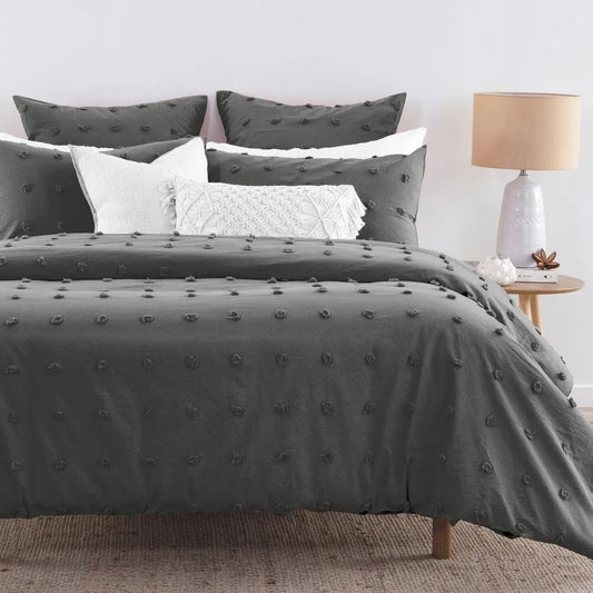 Tufted Dot Quilt Cover Set