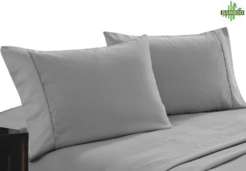 Bamboo Cotton Pillowcase - Twin Pack (3 colours)