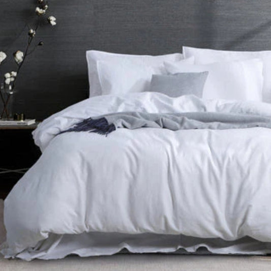 Linen Cotton Quilt Cover Set (3 colours)