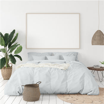 Bamboo Cotton Quilt Cover with Pillowcases Set (6 colours)