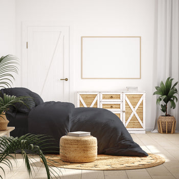 Bamboo Cotton Quilt Cover with Pillowcases Set (6 colours)