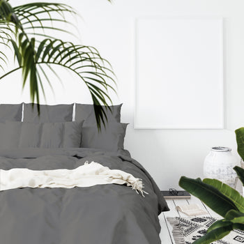 Bamboo Cotton Quilt Cover with Pillowcases Set (6 colours)
