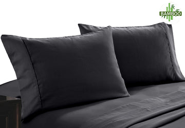 Bamboo Cotton Pillowcase - Twin Pack (3 colours)